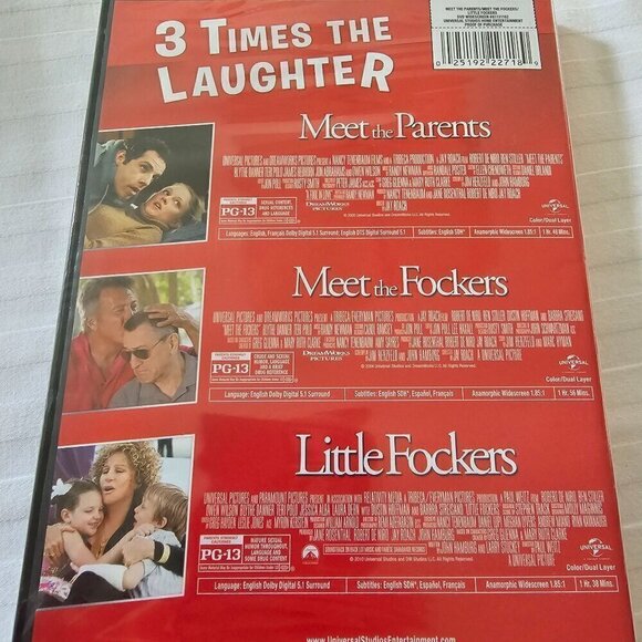 3-Movie Laugh Pack DVD: Meet The Parents Meet The Fockers & Little Fockers - Picture 3 of 5